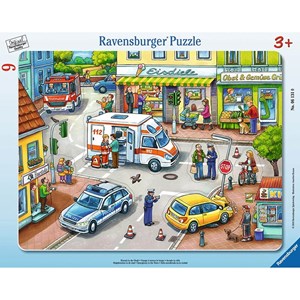 Ravensburger (06131) - "Rescue in the City" - 9 pieces puzzle