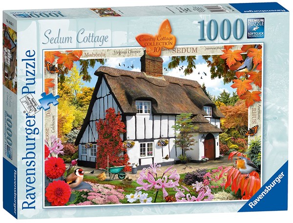 Ravensburger (19651) - "Sedum Cottage" - 1000 pieces puzzle