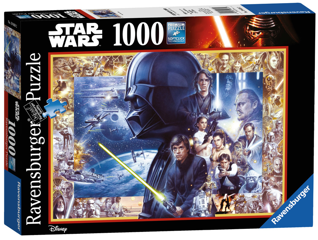 Puzzle star wars store 1000 piezas