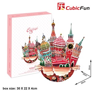 Cubic Fun (OC3206h) - "Moscow" - 68 pieces puzzle