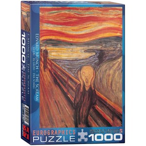 Eurographics (6000-4489) - Edvard Munch: "The Scream" - 1000 pieces puzzle