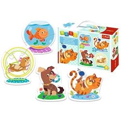 Trefl (360530) - "Pets" - 2 3 4 pieces puzzle