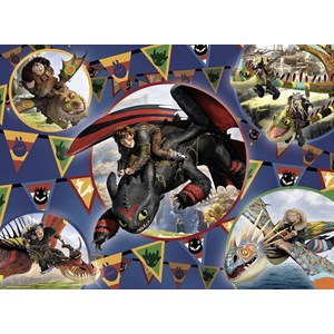 Ravensburger (13665) - "Dragons" - 100 pieces puzzle
