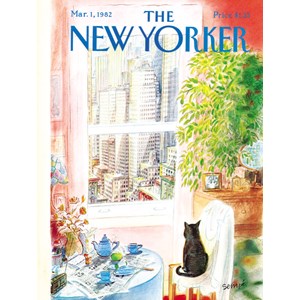 New York Puzzle Co (NPZNY1708) - "Cat's Eye View" - 1000 pieces puzzle