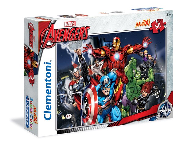 Clementoni (26749) - "Avengers" - 60 pieces puzzle