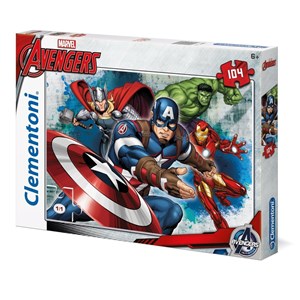 Clementoni (27973) - "Marvel Avengers" - 104 pieces puzzle