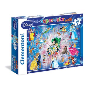 Clementoni (26407) - "Disney" - 60 pieces puzzle