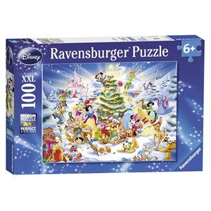 Ravensburger (10545) - "Disney Christmas Magic" - 100 pieces puzzle