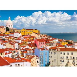 Ravensburger (14757) - "Lisbon, Portugal" - 500 pieces puzzle