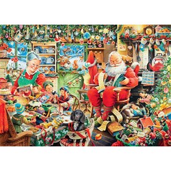 Ravensburger (19558) - "Santa's Final Preparations" - 1000 pieces puzzle