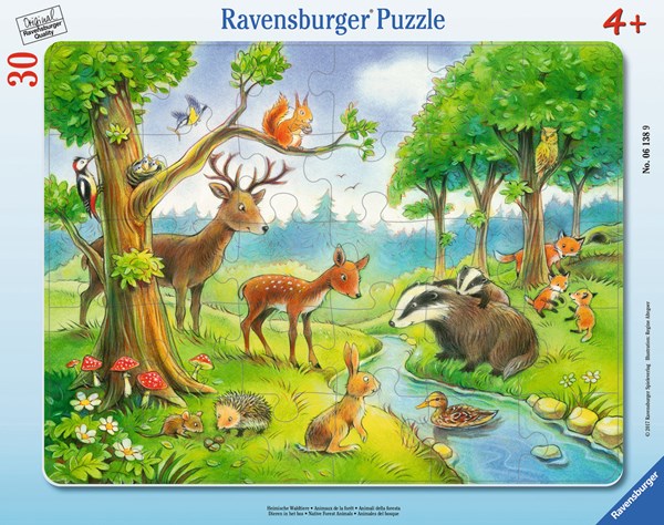Ravensburger (06138) - "Animals" - 30 pieces puzzle