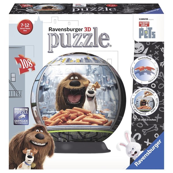 Ravensburger (12216) - "The Secret Life of Pets" - 108 pieces puzzle