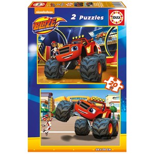 Educa (16820) - "Blaze and The Monster Machines" - 20 pieces puzzle