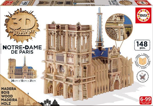 Educa (16974) - "Notre-Dame de Paris" - 148 pieces puzzle