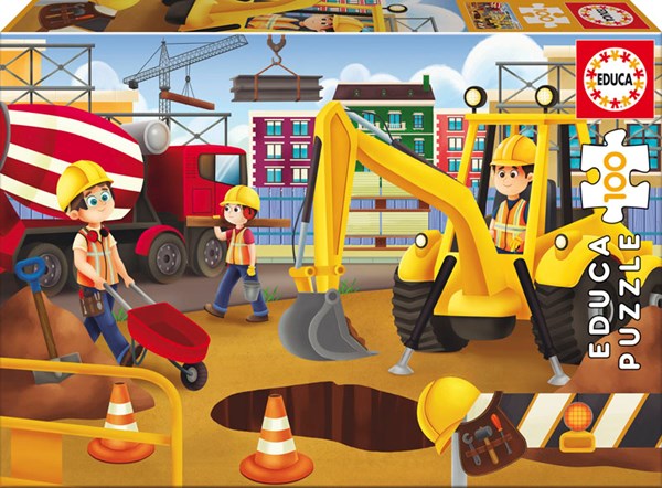 Educa (17153) - "Public Works" - 100 pieces puzzle