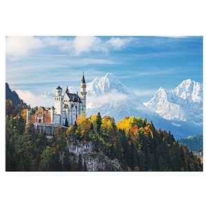 Trefl (26133) - "Bawarian Alps, Neuschwanstein Castle" - 1500 pieces puzzle