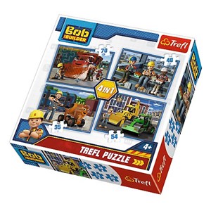 Trefl (34270) - "Bob The Builder" - 35 48 54 70 pieces puzzle