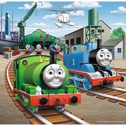 Trefl (34821) - "Thomas & Friends" - 20 36 50 pieces puzzle