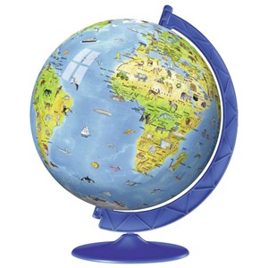 Ravensburger (12342) - "World Globe in English" - 180 pieces puzzle