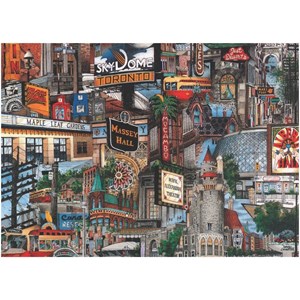 Ravensburger (19685) - "Toronto" - 1000 pieces puzzle