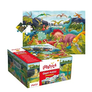 Ludattica (51373) - "Dinosaurs" - 48 pieces puzzle