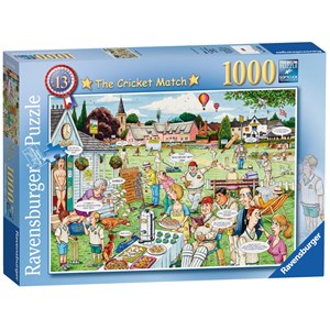 Ravensburger (19469) - "The Cricket Match" - 1000 pieces puzzle