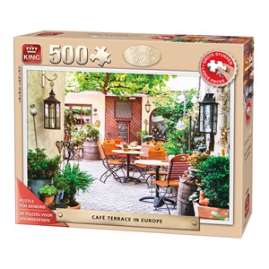 King International (05532) - "Café Terrace in Europe" - 500 pieces puzzle