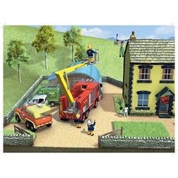 King International (05642) - "Fireman Sam" - 12 24 35 50 pieces puzzle