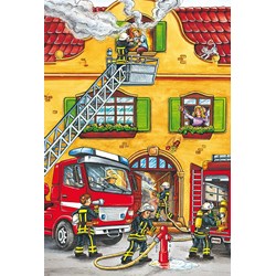 Schmidt Spiele (56215) - "Fire Brigade and Police" - 24 pieces puzzle