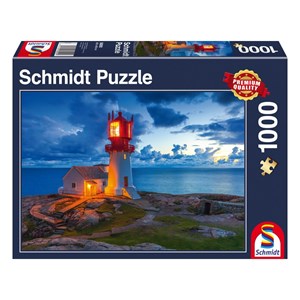 Schmidt Spiele (58292) - "Lighthouse" - 1000 pieces puzzle