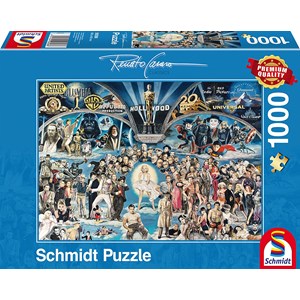 Schmidt Spiele (59398) - Renato Casaro: "Hollywood" - 1000 pieces puzzle