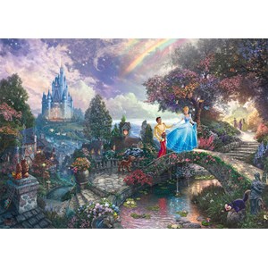 Schmidt Spiele (59472) - Thomas Kinkade: "Cinderella" - 1000 pieces puzzle
