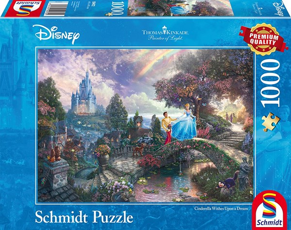 Schmidt Spiele (59472) - Thomas Kinkade: "Cinderella" - 1000 pieces puzzle