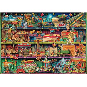 Schmidt Spiele (59376) - Aimee Stewart: "Wonderful World of Toys" - 1000 pieces puzzle
