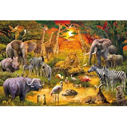 Schmidt Spiele (56195) - "Animals of Africa" - 150 pieces puzzle