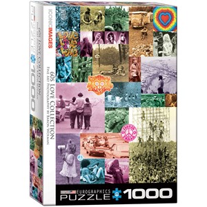 Eurographics (6000-0943) - "60s Love Collection" - 1000 pieces puzzle