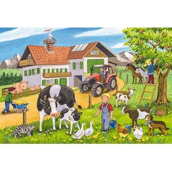 Schmidt Spiele (56216) - "On the Farm" - 24 pieces puzzle