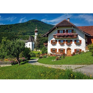 Schmidt Spiele (58273) - "Holiday on Hoglworth Abbey" - 500 pieces puzzle