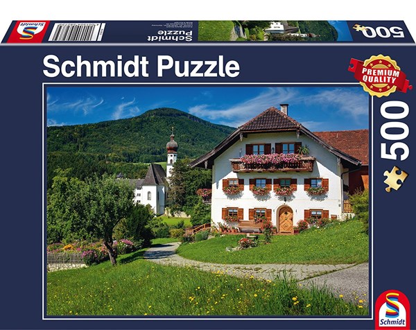 Schmidt Spiele (58273) - "Holiday on Hoglworth Abbey" - 500 pieces puzzle