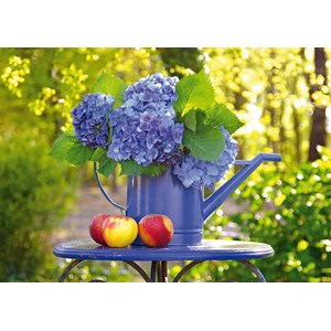 Schmidt Spiele (58283) - "Watering Can with Hydrangea" - 500 pieces puzzle