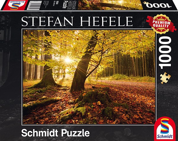 Schmidt Spiele (59384) - Stefan Hefele: "Autumn Magic" - 1000 pieces puzzle