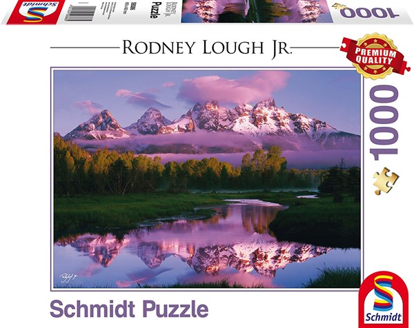 Schmidt Spiele (59386) - Rodney Lough Jr.: "Day Dreaming, The Grand Teton National Park, Wyoming" - 1000 pieces puzzle