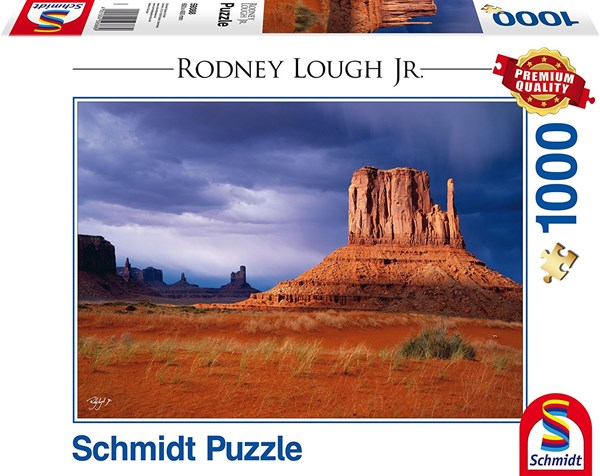 Schmidt Spiele (59388) - Rodney Lough Jr.: "Left Handed, Navajo Indian Tribal Reservation, Arizona" - 1000 pieces puzzle
