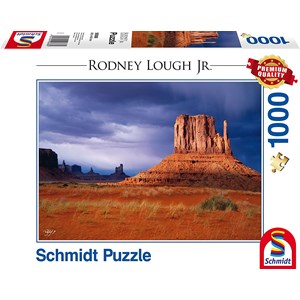 Schmidt Spiele (59388) - Rodney Lough Jr.: "Left Handed, Navajo Indian Tribal Reservation, Arizona" - 1000 pieces puzzle