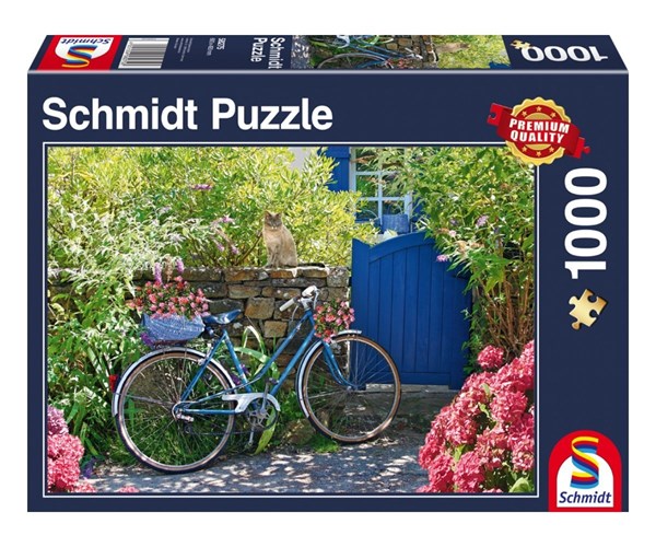 Schmidt Spiele (58275) - "Outing by Bike" - 1000 pieces puzzle