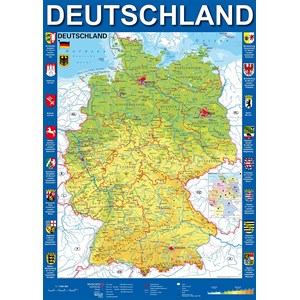 Schmidt Spiele (58287) - "Germany" - 1000 pieces puzzle