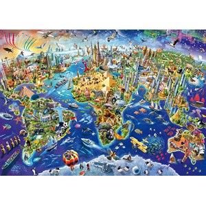 Schmidt Spiele (58288) - "Discover Our World" - 1000 pieces puzzle