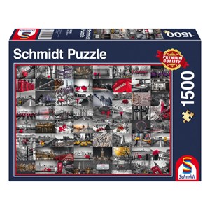 Schmidt Spiele (58296) - "Cityscapes" - 1500 pieces puzzle