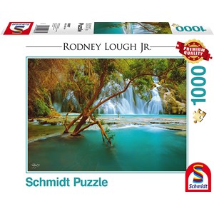 Schmidt Spiele (59387) - Rodney Lough Jr.: "Canyon Song, Havasupai Indian Reservation, Arizona" - 1000 pieces puzzle