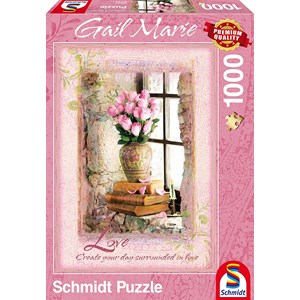 Schmidt Spiele (59392) - Gail Marie: "Love" - 1000 pieces puzzle